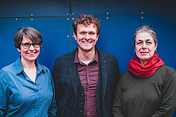 
                Foto von Meike Butenob, Katrin Schumann, Prof. Dr. Röh
            